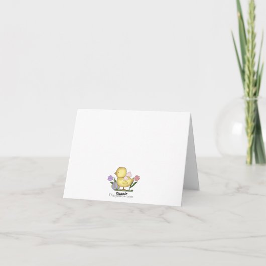 Carte de voeux de Pâques (Dos)