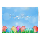 Carte de voeux de Pâques (Devant horizontal)