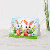 Carte de voeux de Pâques (Devant)