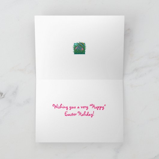 Carte de voeux de Pâques (Intérieur)