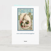 carte de voeux de pâques (Dos)