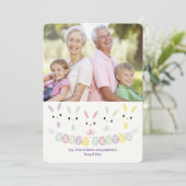 Carte de voeux de Pâques (Debout devant)