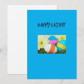 Carte de voeux de Pâques (Devant / Derrière)