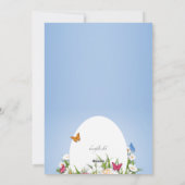 Carte de voeux de Pâques (Dos)