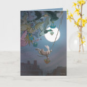 Carte de voeux de Pâques (Fleur jaune)