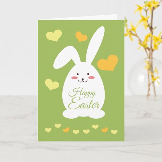 Carte de voeux de Pâques (Fleur jaune)