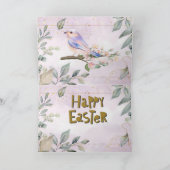 Carte de vœux de Pâques avec Écriture (Intérieur)