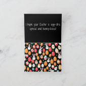 Carte de voeux de Pâques Black Funny (Intérieur)