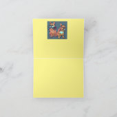 Carte de vœux de Pâques – bouledogues français (Intérieur)