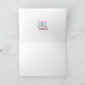 Carte de voeux de Pâques Bunny de grand-mère grand (Intérieur)