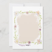 Carte de voeux de Pâques de Chat Ragdoll (Dos)