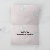 Carte de voeux de Pâques douce (Intérieur)