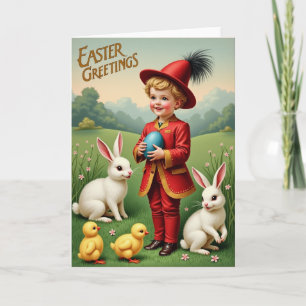 Carte de vœux de Pâques festive