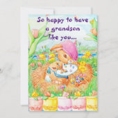 Carte de voeux de Pâques Grandsons (Devant)