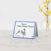 Carte de vœux de Pâques Joyeuse (Fleur jaune)