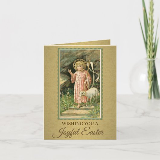 Carte de vœux de Pâques joyeuse et heureuse 210 (Devant)