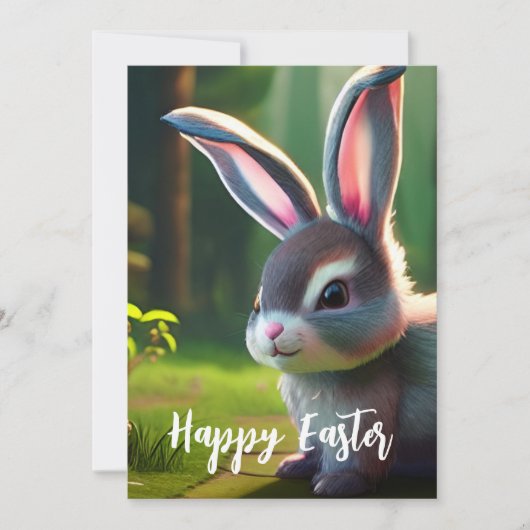 Carte de vœux de Pâques Joyeuses (Devant)