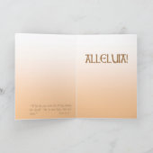 Carte de voeux de Pâques Luke 24:5 (Intérieur)