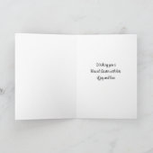 Carte de vœux de Pâques Lys de Pâques (Intérieur)