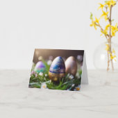 Carte de voeux de Pâques orthodoxe (Fleur jaune)