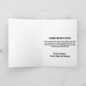 Carte de vœux de Pâques pliée (Intérieur)