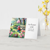 Carte de voeux de Pâques pour Son et sa femme (Fleur jaune)