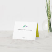 Carte de voeux de Pâques : Seigneur Jésus (Dos)