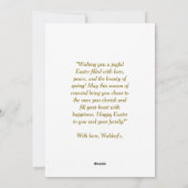 Carte de voeux de Pâques sur mesure avec photo (Dos)