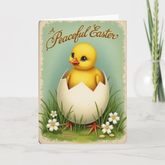 Carte de vœux de Pâques Sweet Chick (Devant)