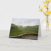 Carte de voeux de parc d'état de Letchworth (Fleur jaune)