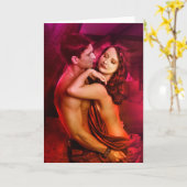 Carte de voeux de passion (Fleur jaune)