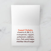 carte de voeux de patate douce (Intérieur)