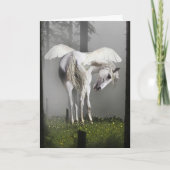 Carte de voeux de "PEGASUS AU SOLEIL" (Devant)