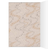 Carte de voeux de performance de violon (Intérieur (Gauche))