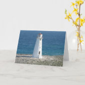 Carte de voeux de phare (Fleur jaune)