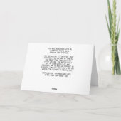 Carte de voeux de phase Crescent MOON (Dos)