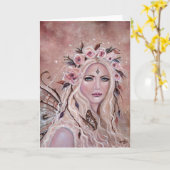 Carte de voeux de Philantha par Renee Lavoie (Fleur jaune)