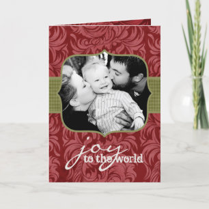 Carte de voeux de photo de Noël