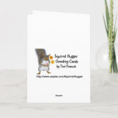 Carte de voeux de photo de Plein-purge de flocon (Dos)