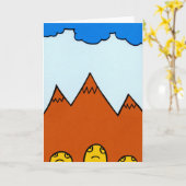 Carte de voeux de PINECLONES (Fleur jaune)