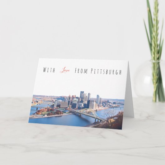 Carte de voeux de Pittsburgh (Devant)