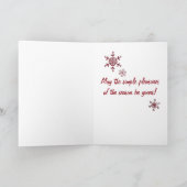 Carte de voeux de plaisirs simples (Intérieur)