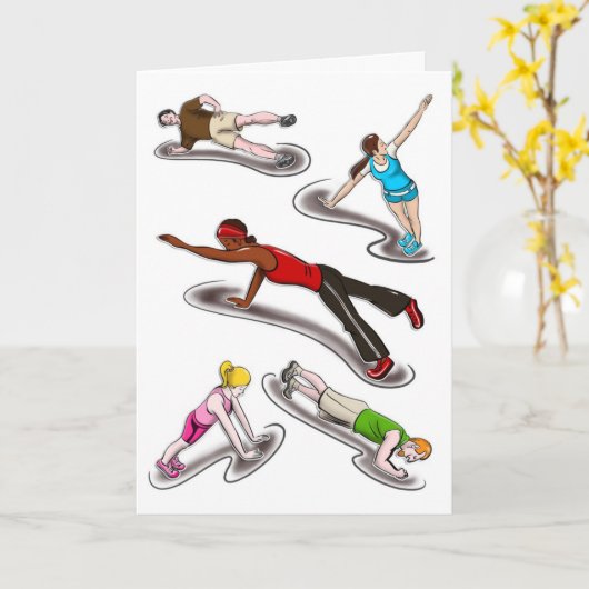 Carte de voeux de "planches" (Fleur jaune)