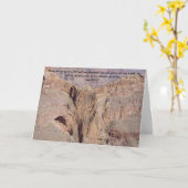 Carte de voeux de point d'Eagle (Fleur jaune)