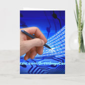 CARTE DE VOEUX DE POINTE (Dos)