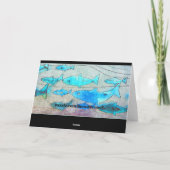 Carte de voeux de poisson (Dos)