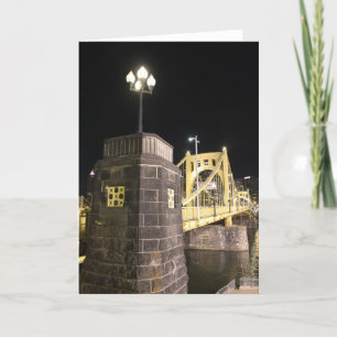 Carte de voeux de pont de Pittsburgh