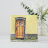 Carte de voeux de porte pirate (Debout devant)