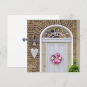 Carte de voeux de porte pour la Saint-Valentin (Devant / Derrière)