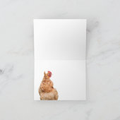 Carte de voeux de poulet (Intérieur)